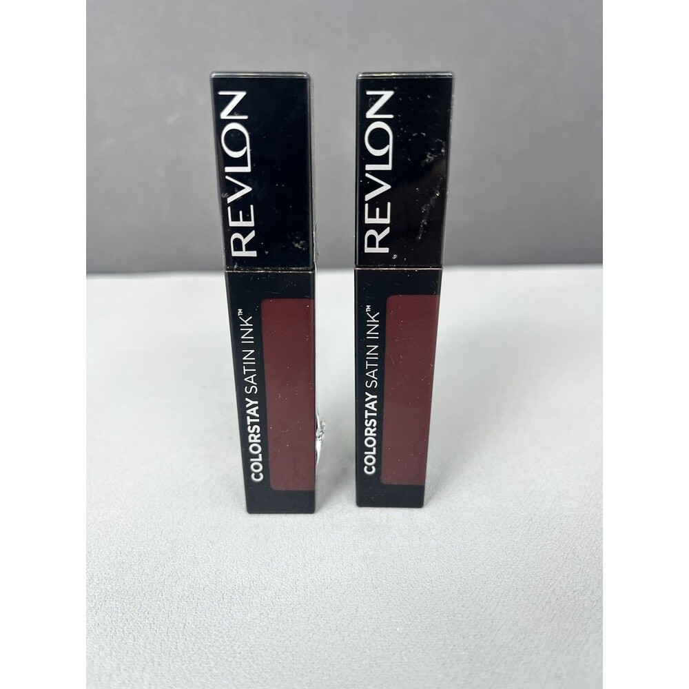 Lot Of 2 Revlon ColorStay 5ML Satin Ink Liquid Lip Color 022 Black Cherry Sealed